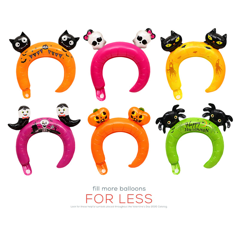 fascia per capelli costume di Halloween palloncino giocattolo costume da festival fantasma palloncino spinta regalo palloncino_voghion.com