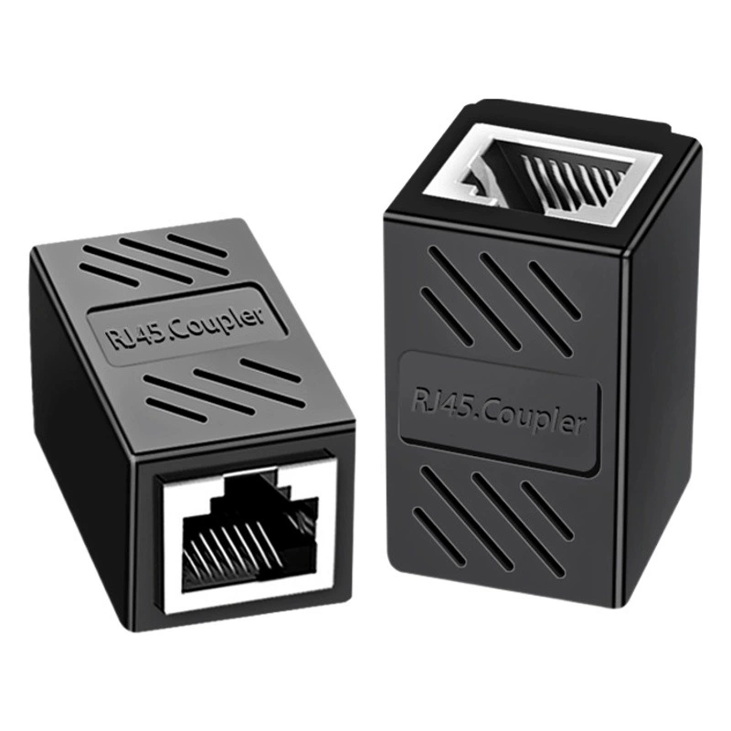 Сетевой кабель Прямой заголовок RJ45 Сетевой кабель Разъем сети Двухместный заголовок Сетевой кабель удлинитель Прямой заголовок Сетевой кабель Черный