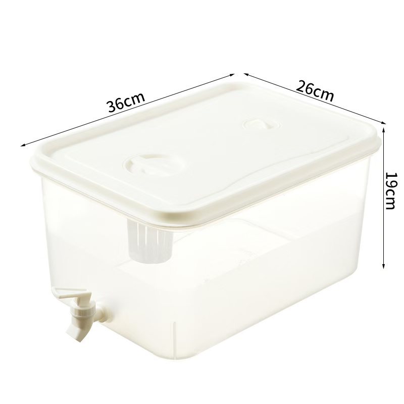 Refrigerador botella de agua fría bebida fría de verano té de frutas cubo de agua fría helada gran capacidad con la sincronización del grifo botella de agua fría chapada en oro