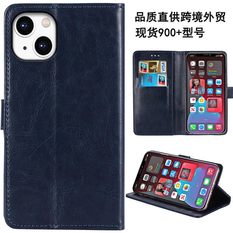 Flip Leather Case for Apple 13 Pro Max Wallet 11 Pro Phone Case for iPhone 12