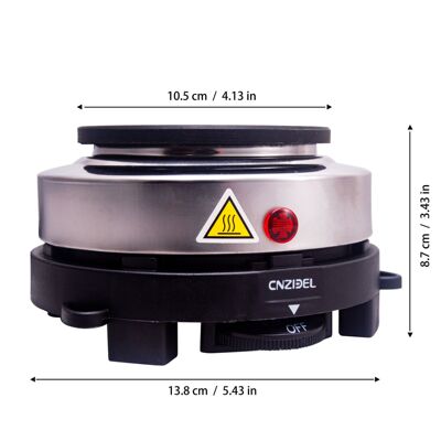 圆形便携式一人不锈钢多功能实验室全自动迷你小型烧老式电热炉