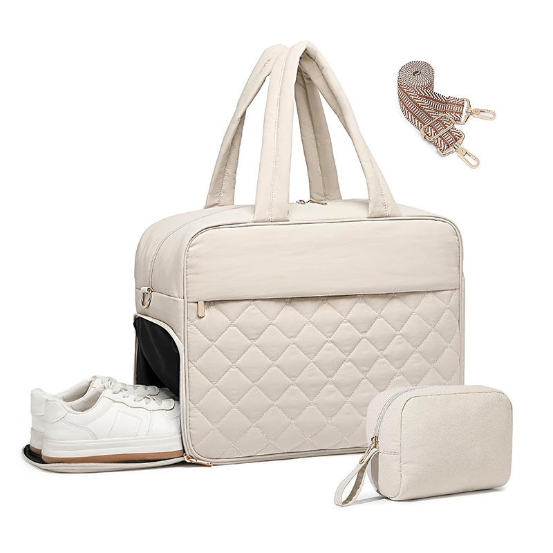 Nuevo tipo de bolsa de viaje con zapato compartimiento bolsa de pluma bolsa de yoga bolsa de mano