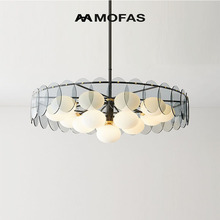 MOFAS北欧全铜客厅简约创意魔豆分子灯家用大气轻奢卧室房间吊灯
