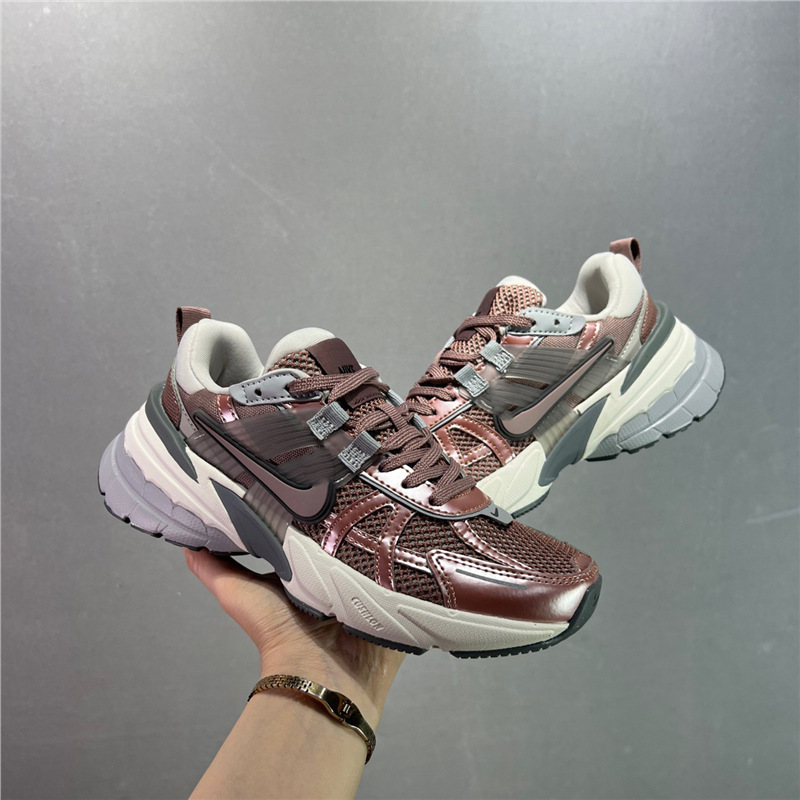 純粋なオリジナル V2K レトロお父さん靴コントラストカラートレンディなジョギングシューズメッシュ通気性スポーツシューズクッション性と耐摩耗性ランニングシューズ|undefined