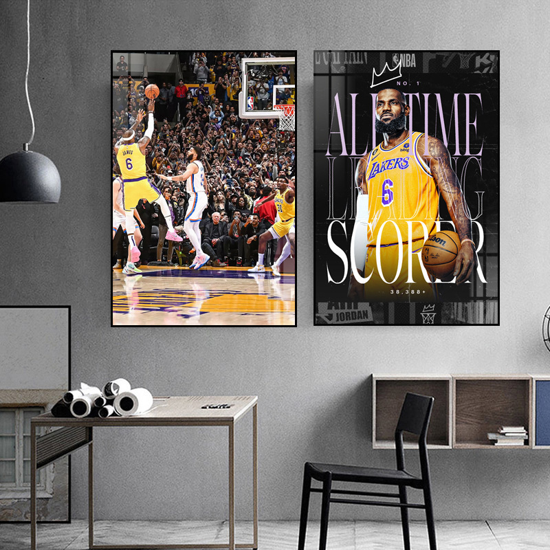 Le Brown James Poster Hanging Painting Nba Lakers Boy Bedroom Bedside Decoration Painting Living Room Kobe Mural Le Brown James Poster Hanging Painting Nba Lakers Boy Bedroom Bedside Decoration Painting Living Room Kobe Mural