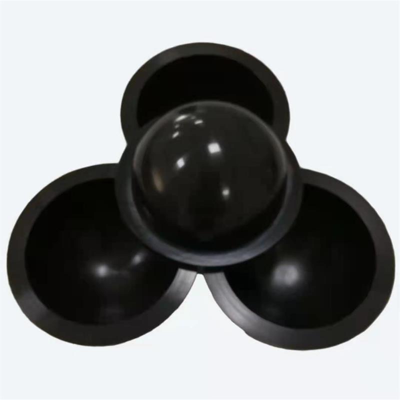 定制氟橡胶保护套 夹布橡胶膜片 减震隔膜皮碗 异形橡胶制品定制