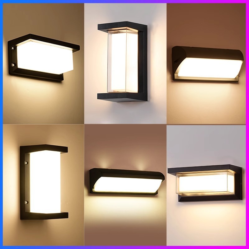 LED outdoor wall lamp solar lamp garden lamp household super bright human body induction wall lamp waterproof fence