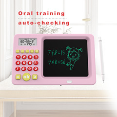 Cross-border children's educational smart writing tablet, foreign trade two-in-one tablet, painting addition subtraction multiplication division mental arithmetic training machine