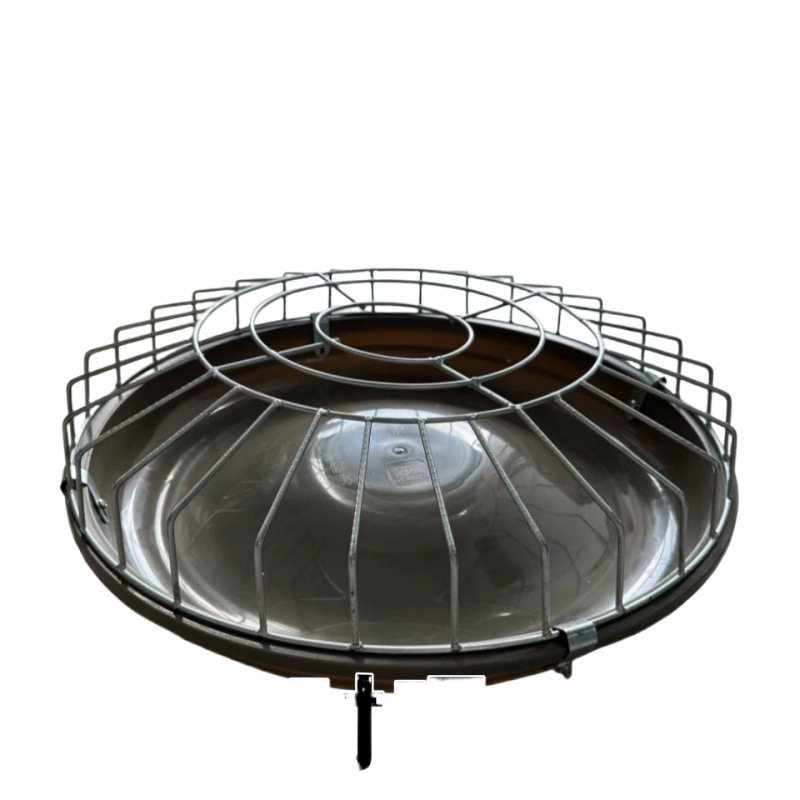 Alimentación de pollo de acero inoxidable para patos redondos para la cría de patos y la alimentación de nuevos tipos de alimentación de agua para engrosar la caja de alimentación para ganadería de aves de corral