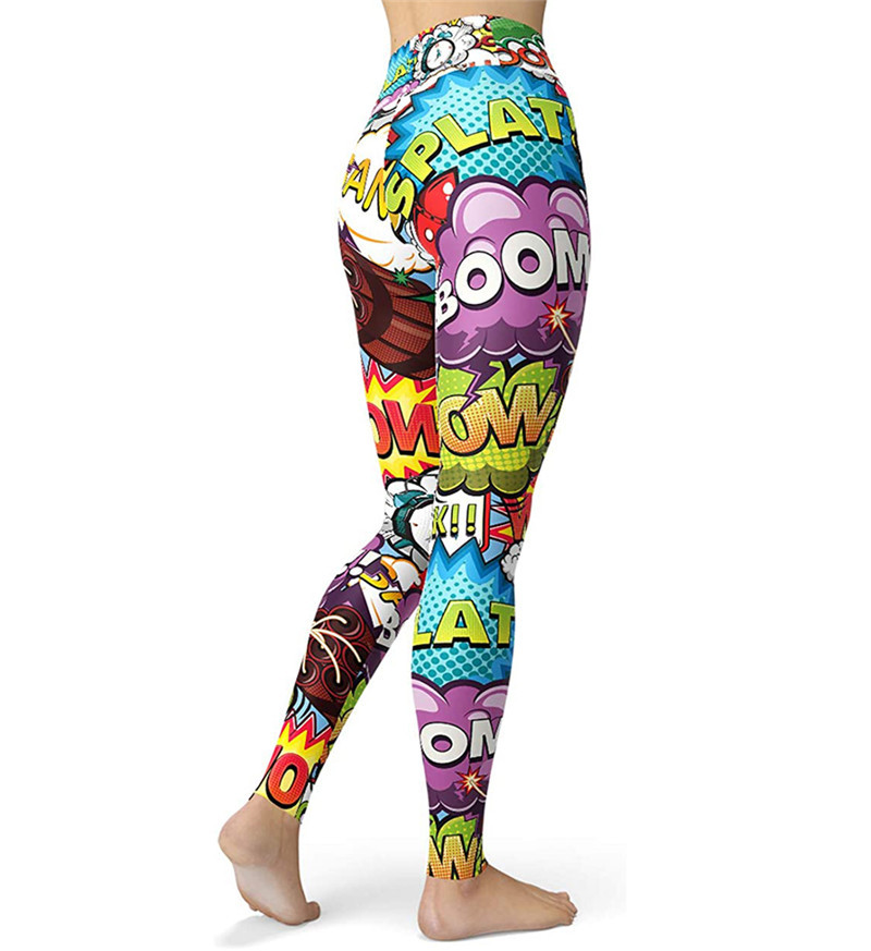 Classic Style Printing Chlorinated Fiber Polyester Active Bottoms Jogger Pants display picture 6