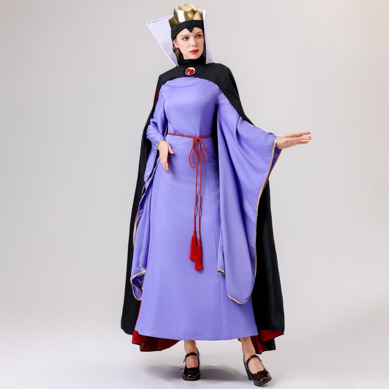 白雪姫後母コスプレ衣装悪辣皇后コスプレ舞台衣装cos女王巫婆|undefined