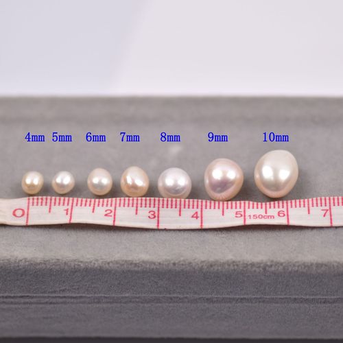 Baroque Abalone High Quality 4-10mm Strong Light Double Surface Shiny Bead Natural Freshwater Pearl Loose Bead Wholesale