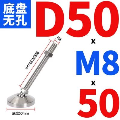 304 Stainless Steel Universal: Ayaqaltılar (Kovriklər) - d50xm8x50