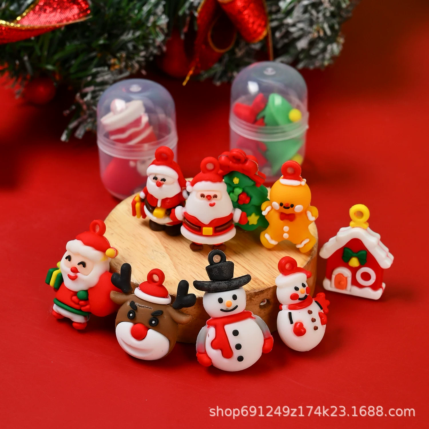 Мультфильм-кукла брелок детская Christmas игрушка интернет-знаменитость капсула игрушка подарок на день рождения