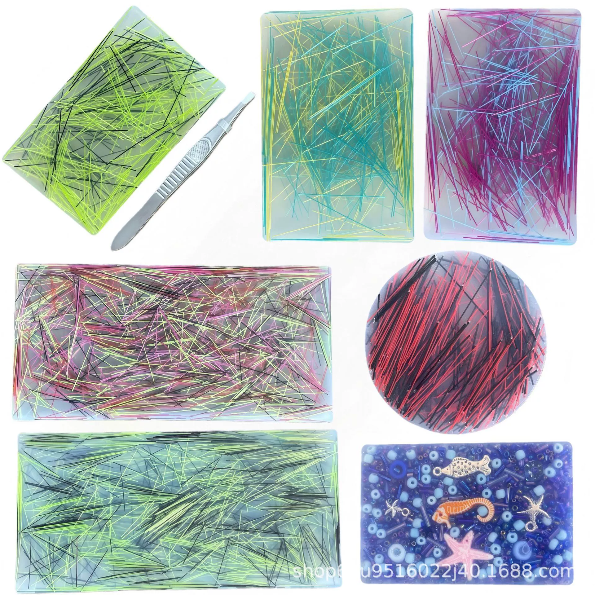 Новинка для трансграничной торговли: прямоугольная игрушка-пилинг Picky Pads, силиконовая сенсорная игрушка для снятия стресса