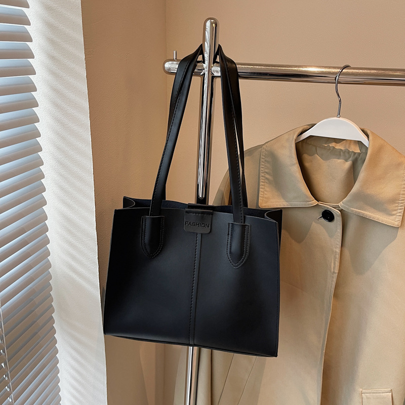 Retro textura de viaje coreano bolsos de mano estudiantes de moda simple bolsos de hombro de gran capacidad bolsos de brazo para mujeres