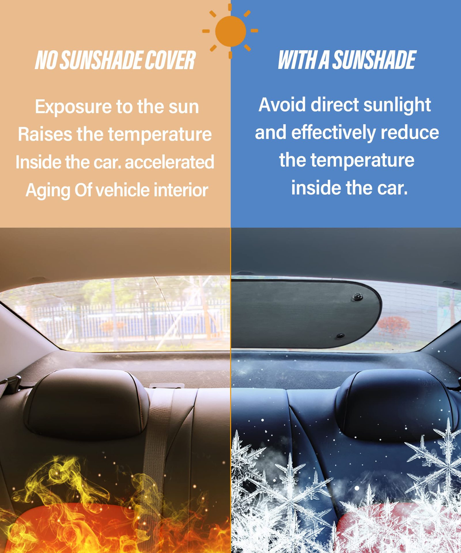 Mesh Rear Car Sunshade Summer Sun Protection 100*50cm Insulated Keychain Black Suction Cup Car Sunshade
