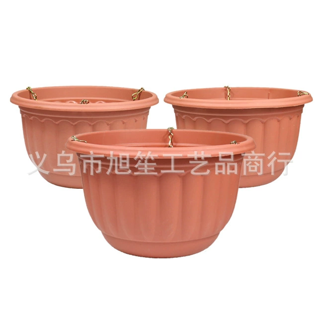 Пластиковые цветочные горшки завод балкон патио мебель зеленый укроп отель выращивание горшков мясистый зеленый укропный горшок утолщение большого калибра