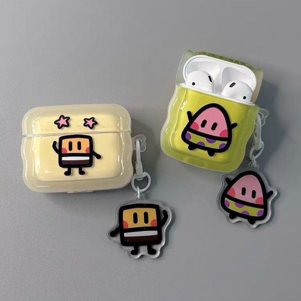 Wave Shell SpongeBob para AirPods4 generación auriculares Apple AirPodpro3 caso de protección Bluetooth