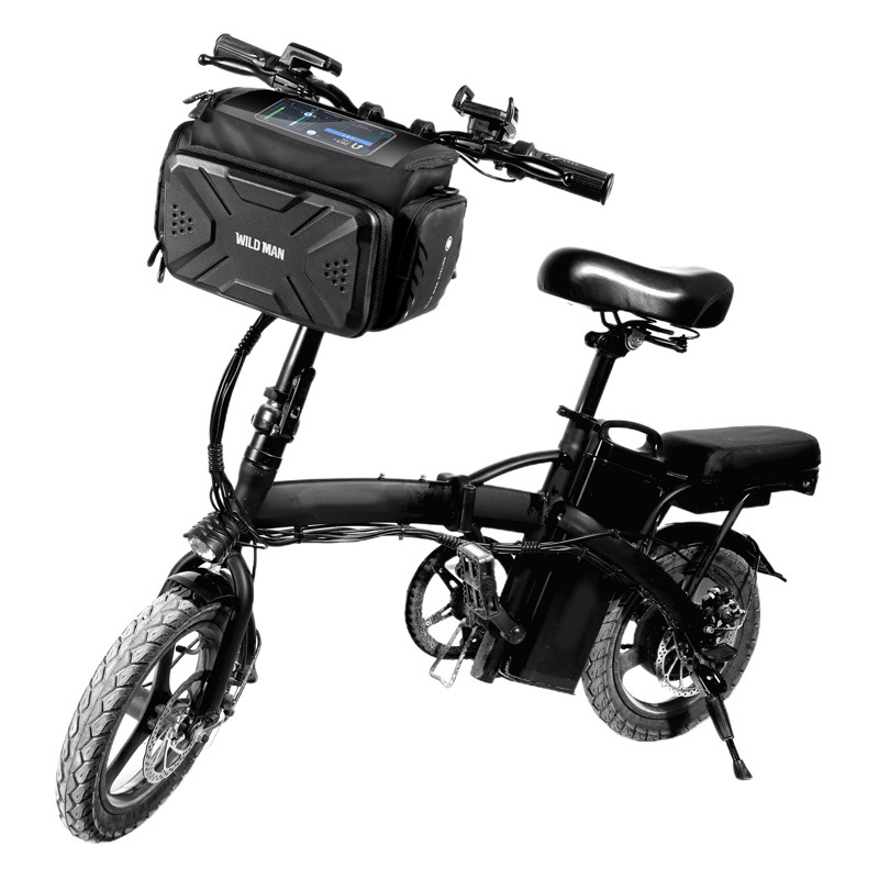 Hombre salvaje bicicleta bolsa Eva duro Shell Scooter Eléctrico cabeza bolsa plegable coche Cámara Satchel