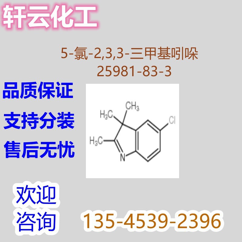 5-氯-2,3,3-三甲基吲哚 CAS 25981-83-3