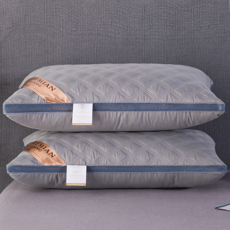【同価格帯】新工場直送 ニットコットンSPA枕 倒れない頸椎枕 マッサージ枕 分割ポジショニング ウォーターキューブ枕芯|undefined