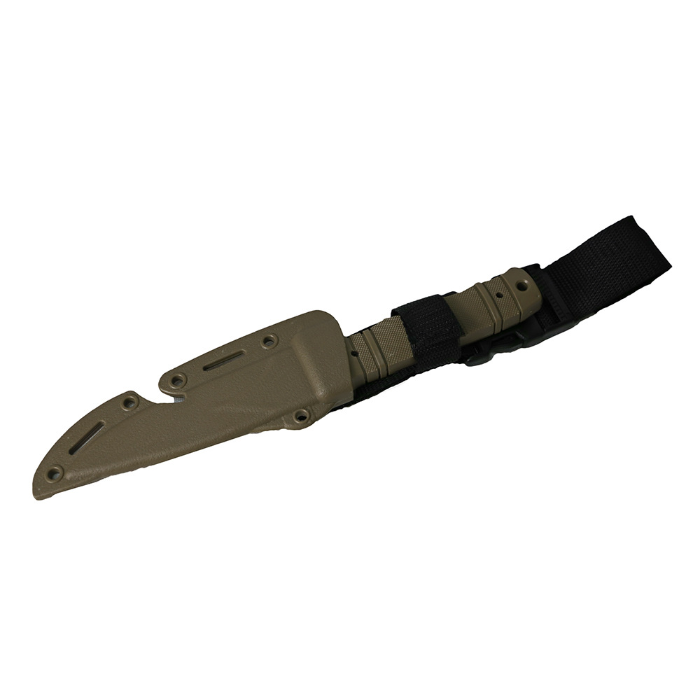 Fábrica directa spot onda azul bayoneta plástico modelo de entrenamiento táctico cuchillo suave película accesorios de artes marciales