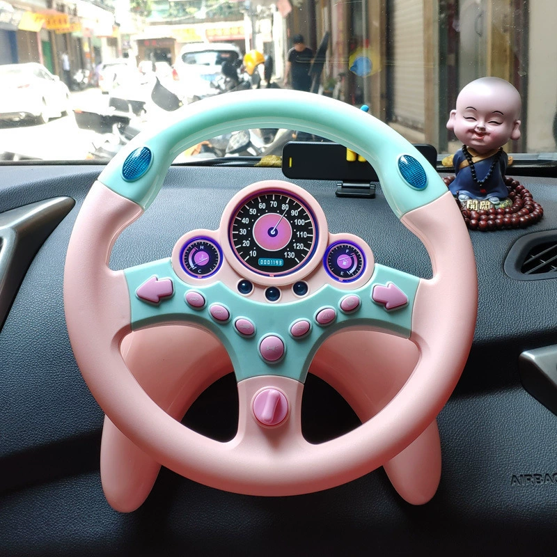 «Кросс-бордерная торговля»? steering wheel, toy, rotating transport with music, early education