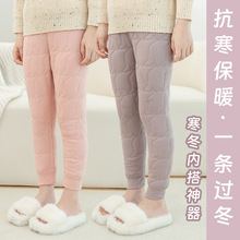 女童校服神器棉裤加绒内搭裤子内穿秋冬季三层加厚男款儿童保暖裤