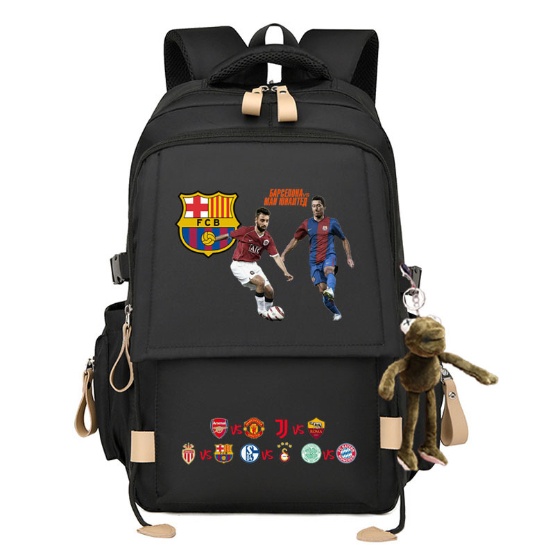 2024 Liga de Campeones Copa del Mundo de fútbol Mochila Real Madrid KakaCroba Messi Chelsea Manchester United estudiantes