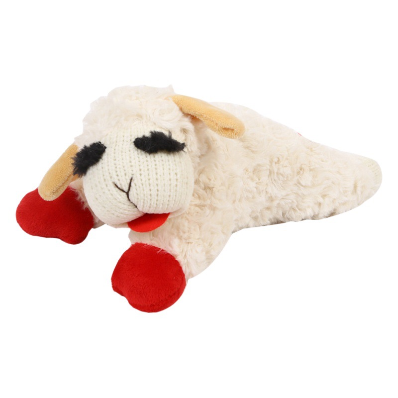 Muñeca de peluche, juguete para mascotas, sonido, muñeca de cordero, Plush Toys, suministro transfronterizo de juguetes de peluche
