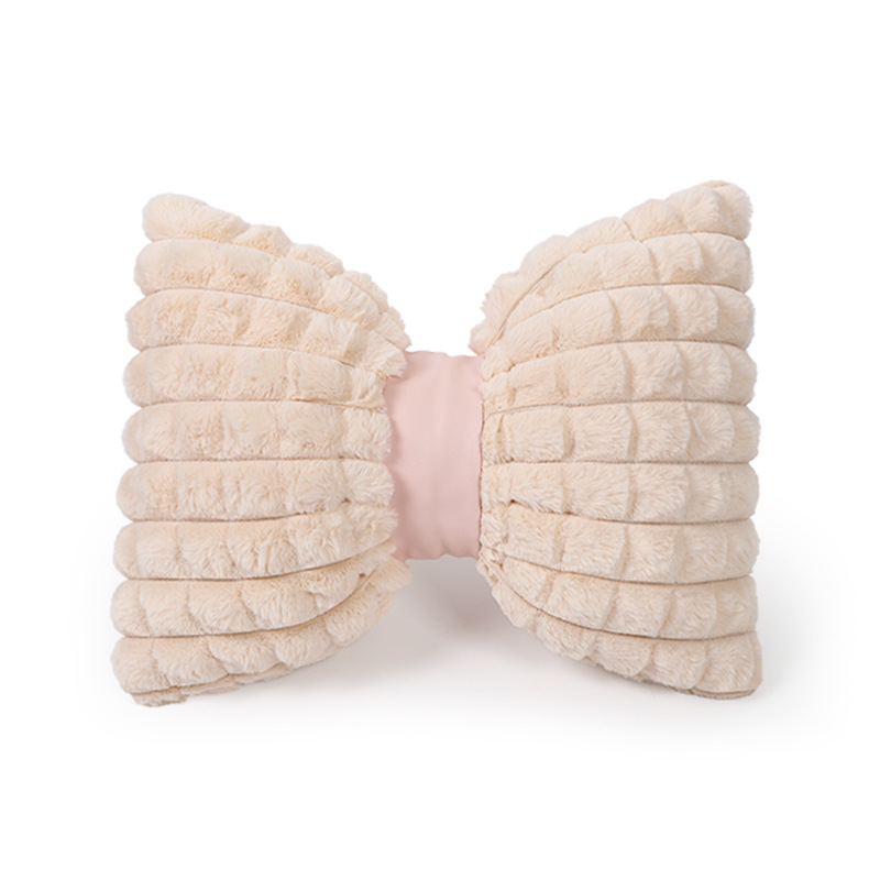 Car headrest winter rabbit hair car comfortable warm neck pillow pillow creative headrest waist car supplies