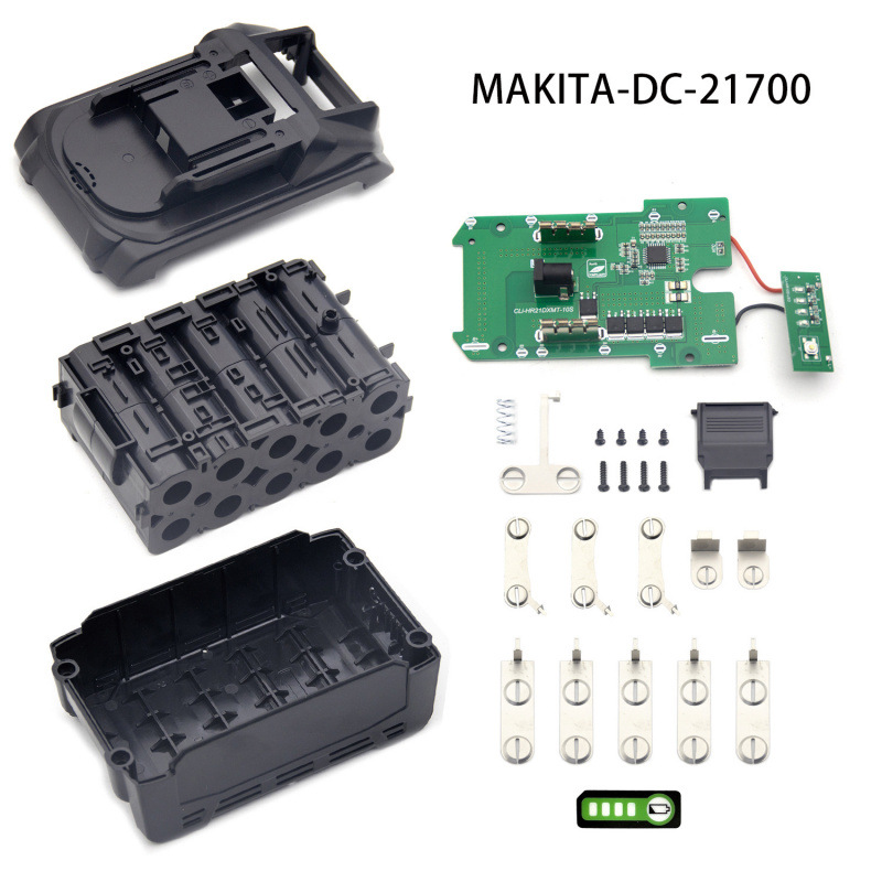 替代牧田18V21700电芯BL1830 1850DC款电池套料塑胶外壳配件保护