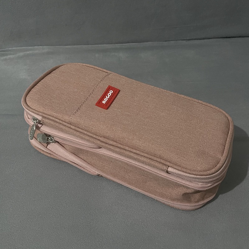 Caja de lápices especial transfronteriza macaron color a juego se puede cambiar en caja de papelería de estudiante de bolsa de lápices mejorada de gran capacidad