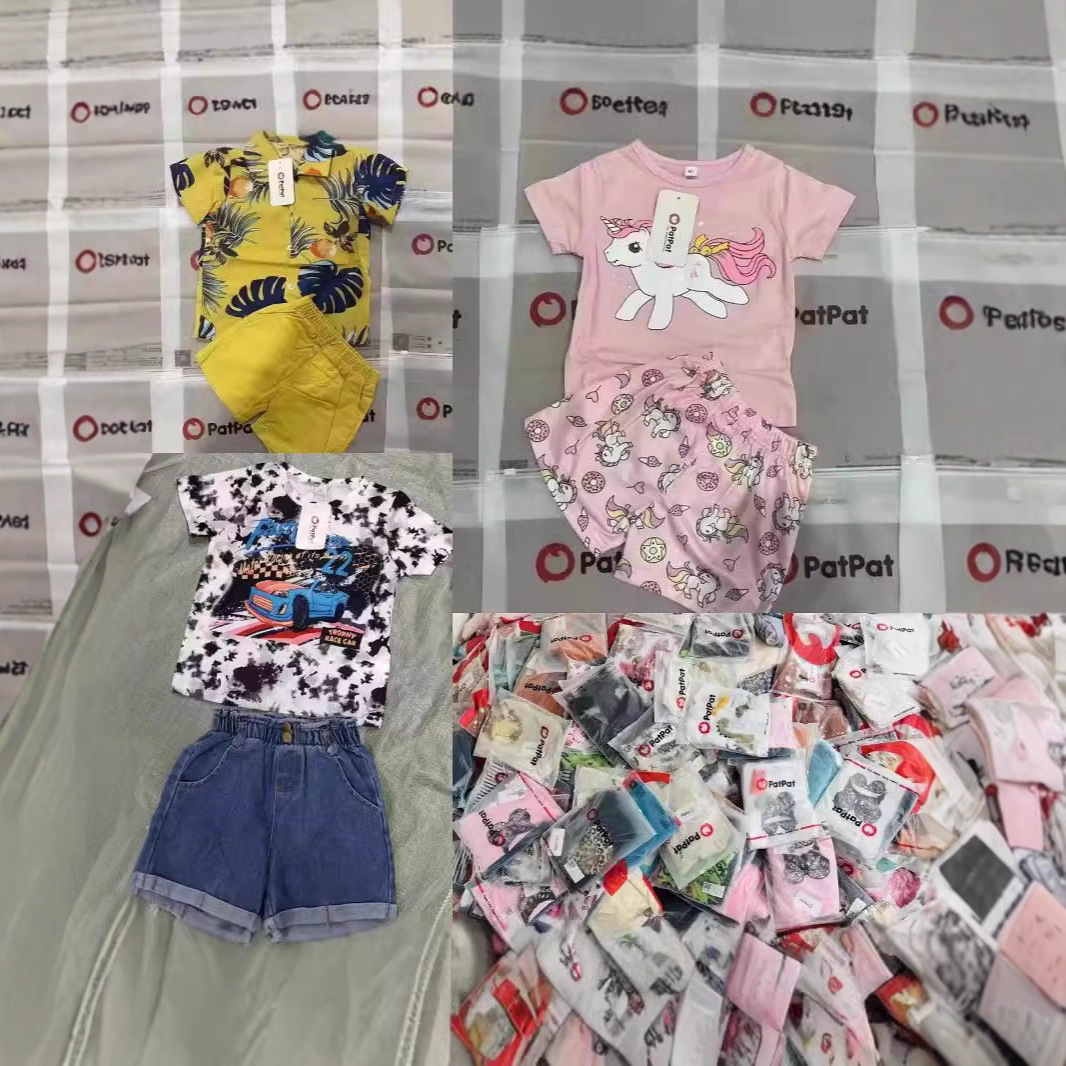 Patpat Kids Cross-Border Foreign Trade Children's Clothing E-commerce - Factory Direct First-Hand Supply Sets and Mixed Items