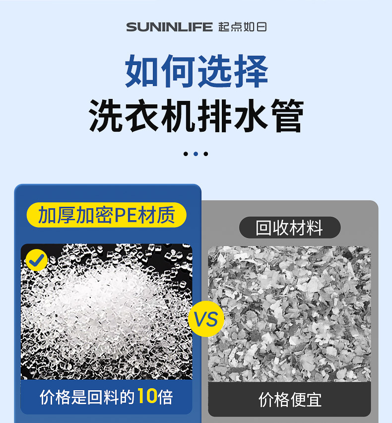 Fully automatic washing machine, universal extension drain hose for odor-preventing drum and pulsator tube.