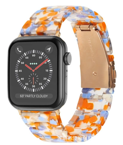 [Совместимый с Apple Watch7/7s/8/9 смола браслет смола跨境 экологичный iwatch браслет]