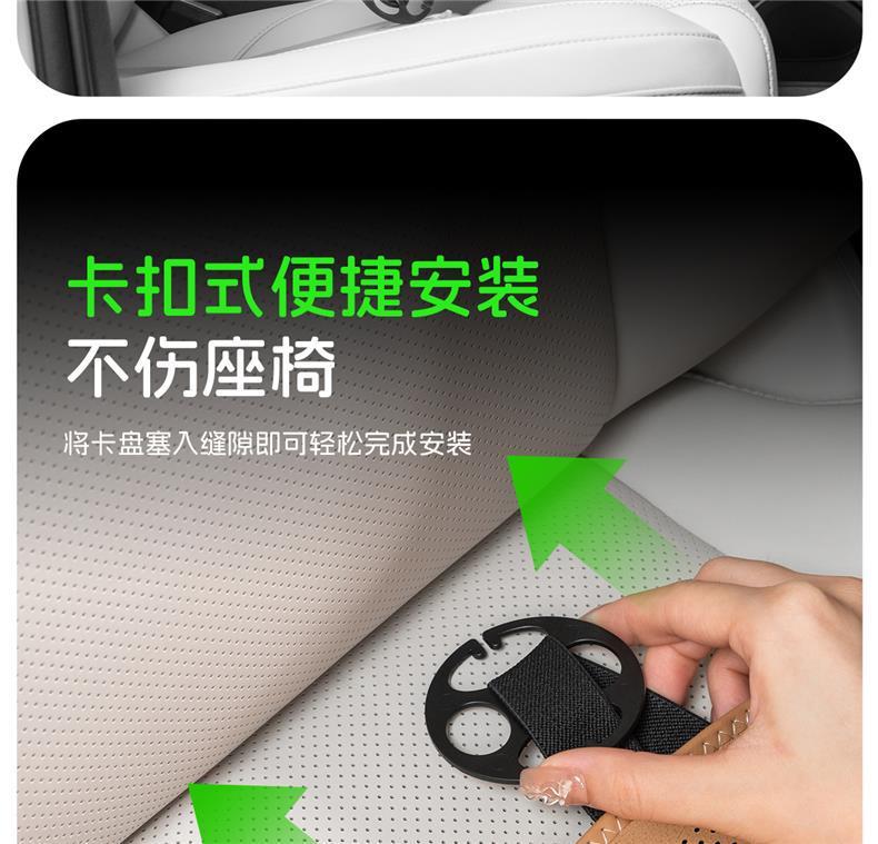Universal car seat leg rest cushion, suitable for all seasons, perforated and breathable, leg support, integrated extended seat cushion for car use