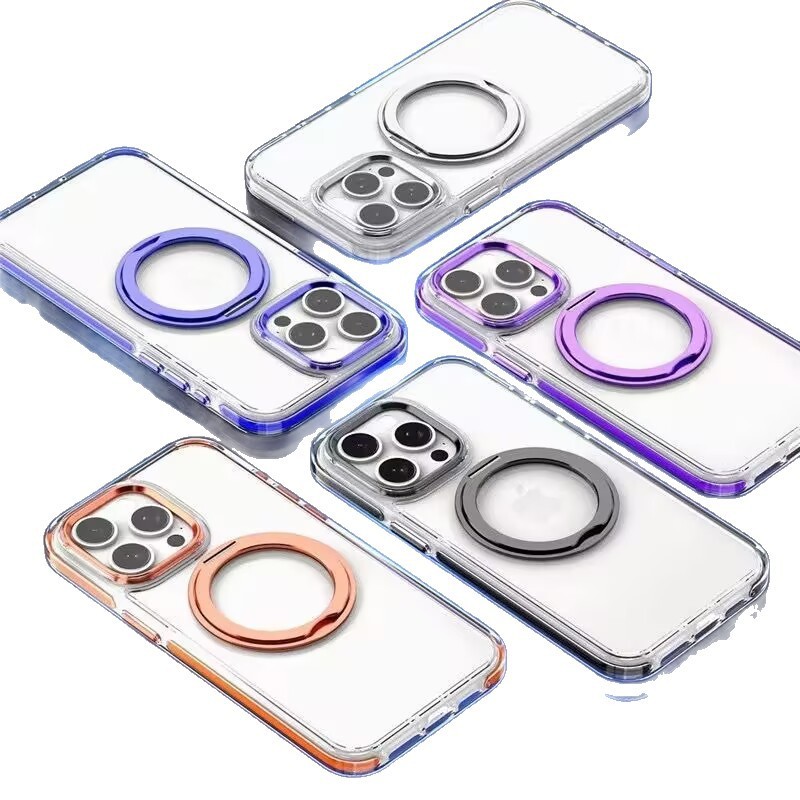 360回転アルミ合金スタンド携帯ケース磁気吸引iPhone16アップル全系転倒防止保護カバーレンズフィルム|undefined