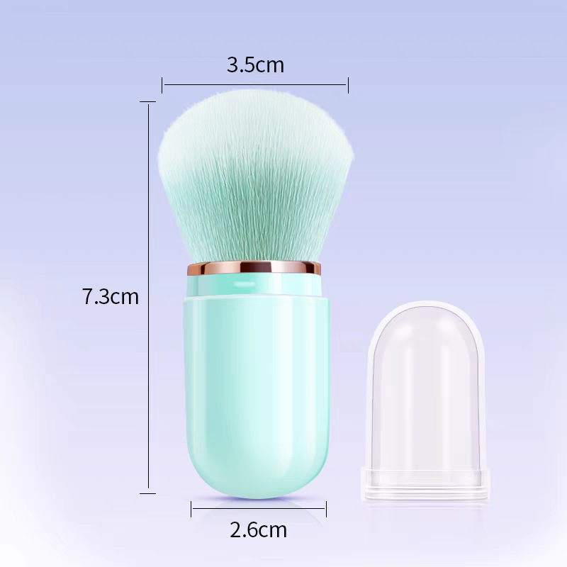 캡슐 텔레스코픽 브러시-맑은 물 블루 + OPP 포장