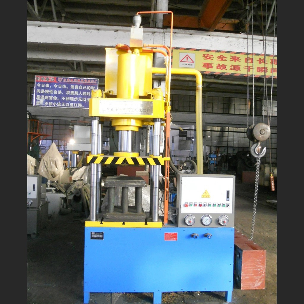 厂家直发63T小型脚踏式四柱二梁三梁一体式液压机100T液压成型机