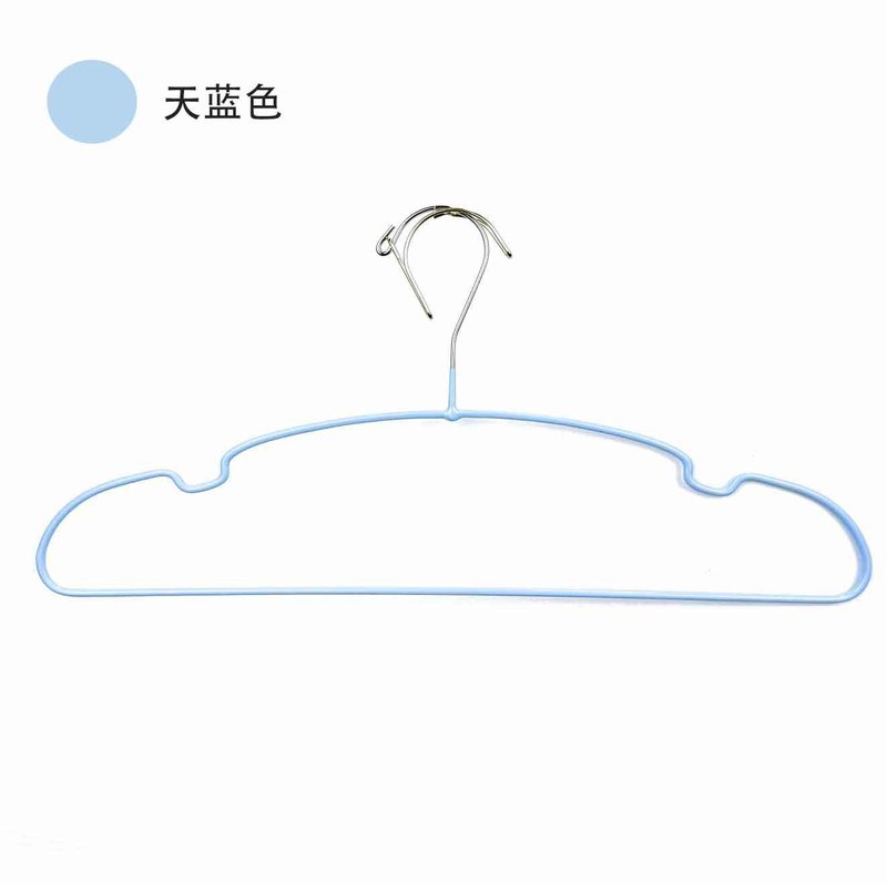 新款自动锁扣防风衣架防吹掉落防滑无痕加粗家用宿舍晾晒衣架|undefined