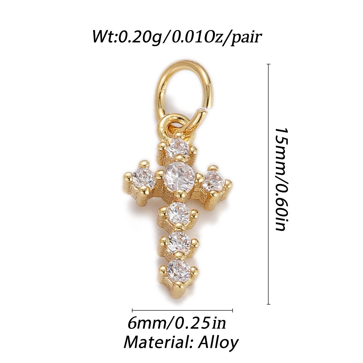 2g Weight Pendant Jewelry Making Type Zircon Inlay Material DIY Jewelry Accessories Classification 1 Piece Quantity Copper Material Geometric Pattern Inlay Design Simple Style, Classic Style Style 1 Piece Copper Zircon Geometric Pendant 5