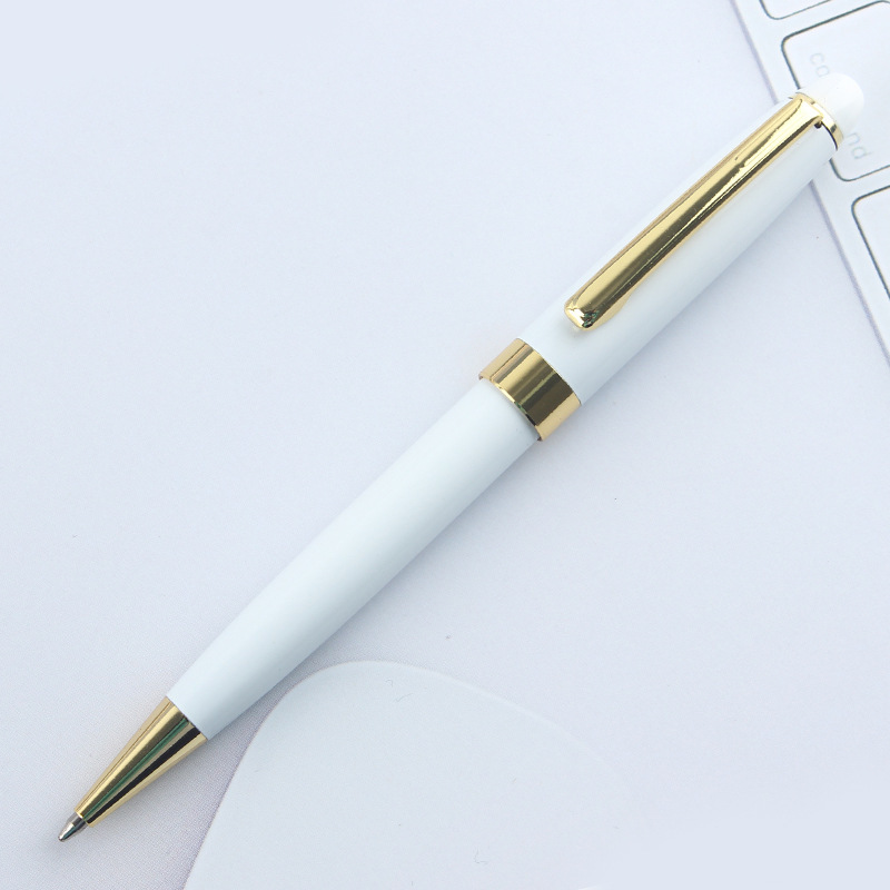 広告ギフト金属ボールペン印刷ロゴ回転ボールペンビジネスカスタム中性金属ペン卸売り|undefined