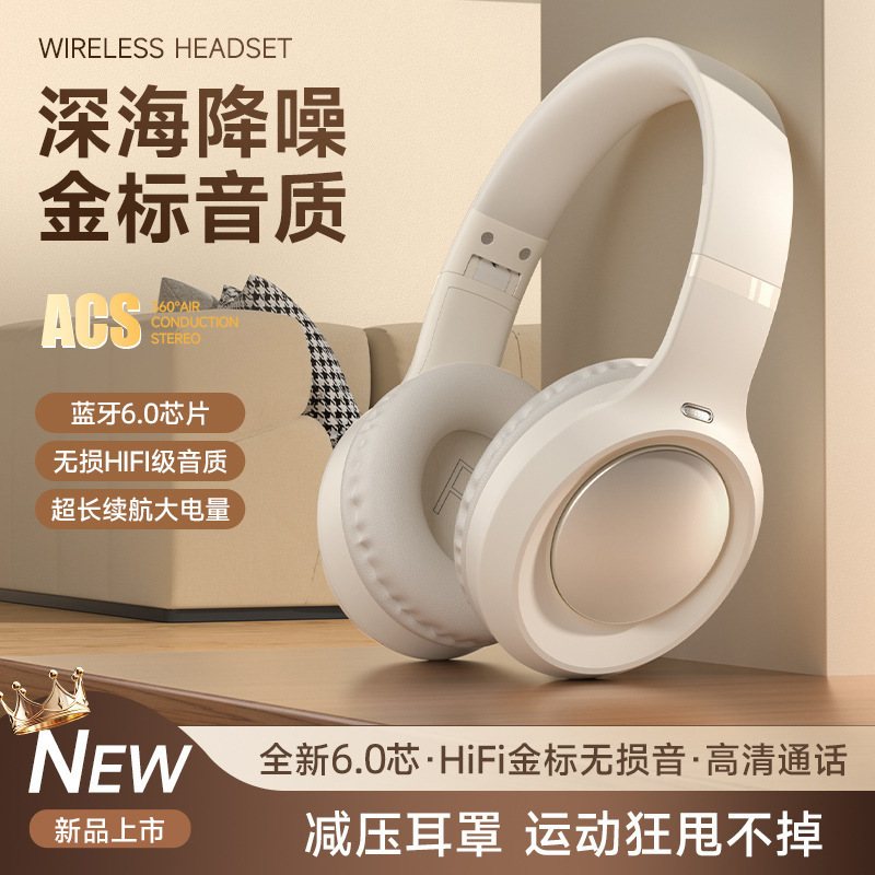 国境を越えた電子商取引人気の CR-7 ヘッドマウント 6.0 ワイヤレス Bluetooth ヘッドセット低音ヘッドセット携帯電話とコンピュータユニバーサル|undefined