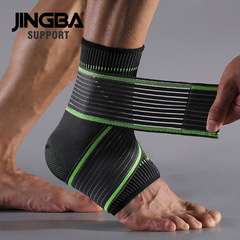 JINGBA Pressurized Sports Ankle Support Adult Non-Slip Breathable Outdoor Running Taekwondo Badminton Basketball Wholesale