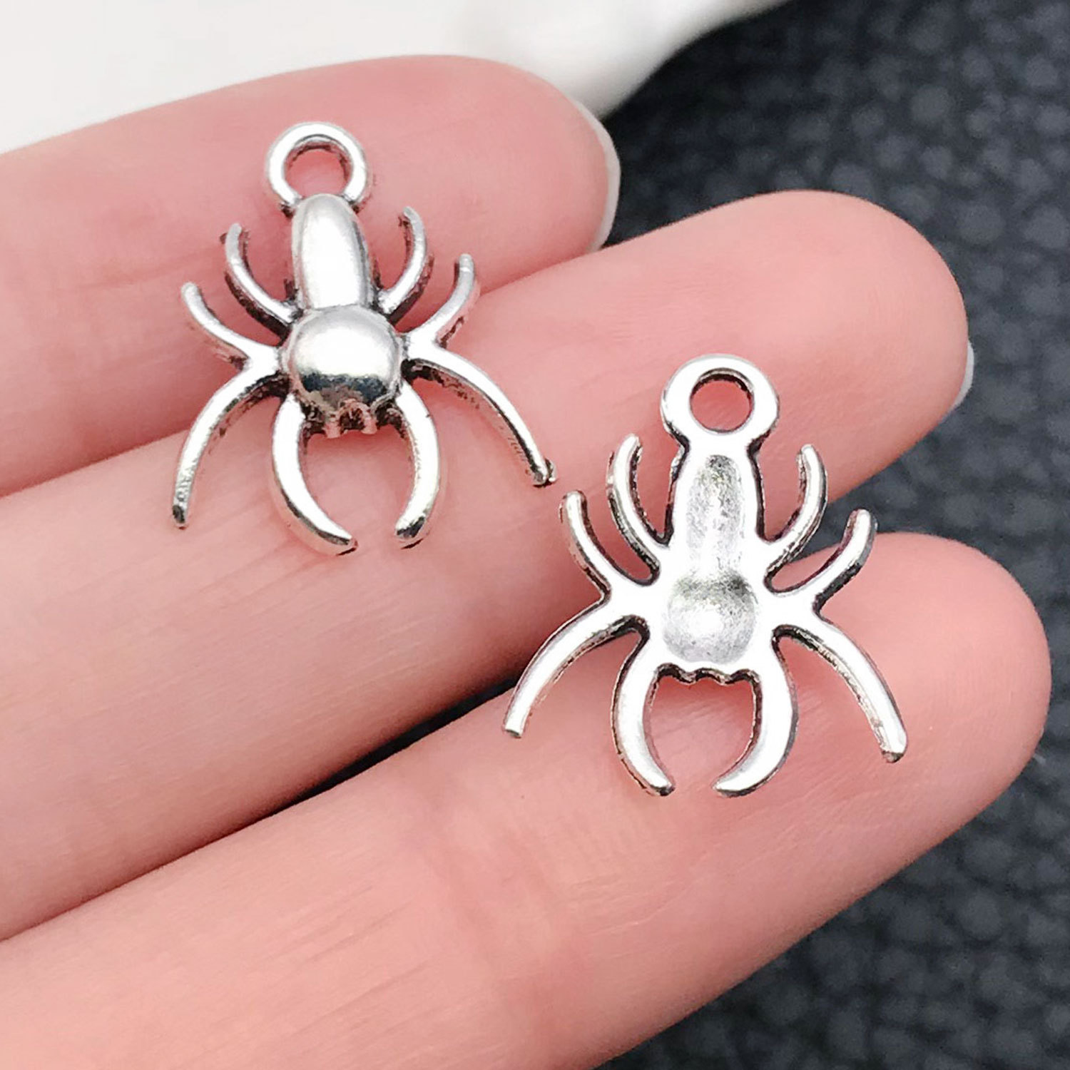 Mixta 80 accesorios de Halloween calabaza cráneo murciélago bruja colgante DIY accesorios de la joyería pendientes material