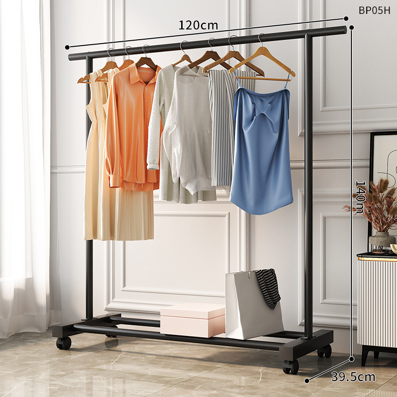 철제 수평 막대 22 원형 120 검정색 + 바퀴