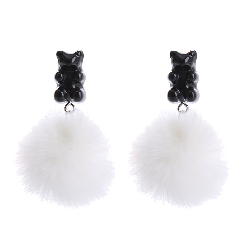 Fashion Bear Resin Epoxy Women's Earrings 1 Pair display picture 13