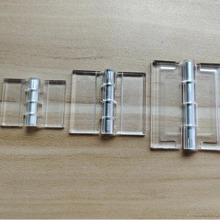 哈泰亚克力加硬合页pc透明磨砂结实不易碎磨砂塑料有机铁轴合页
